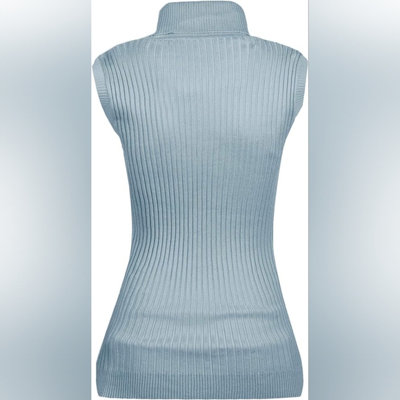 v28 Women Sleeveless High Neck Turtleneck - Picture 4 of 6